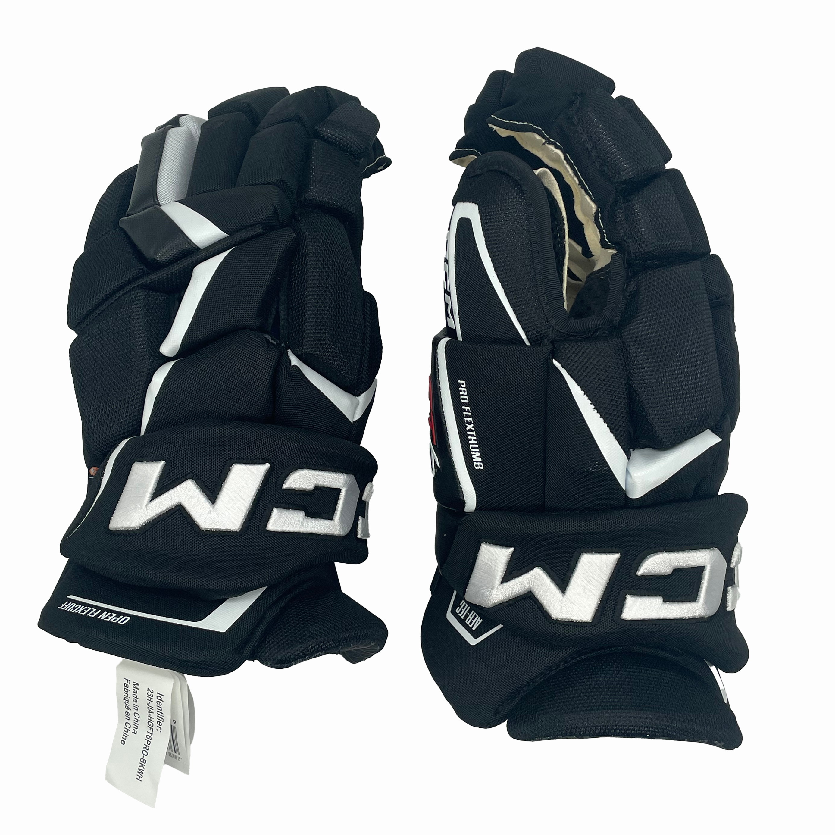 CCM Jetspeed FT6 Pro - Hockey Gloves (Black/White)